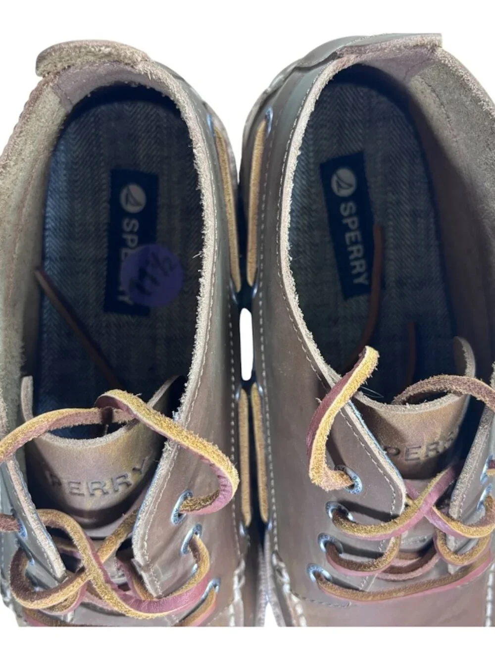 Sperry Men's Authentic Original Double Sole Chukka Leather Boots Shoe Size 11.5